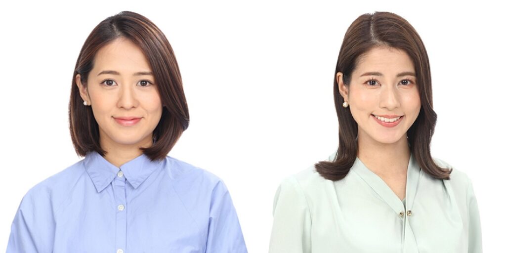 永島優美と椿原慶子アナ